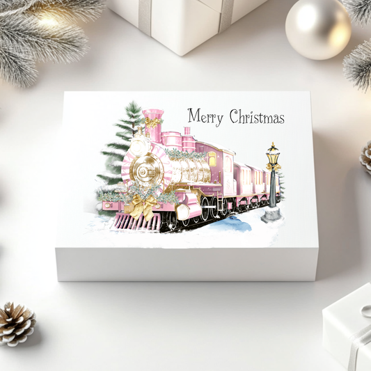 Pink Christmas Trains