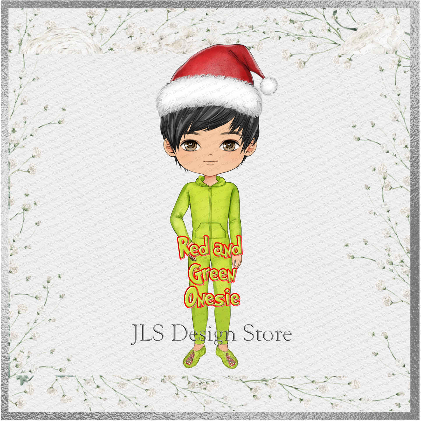 Red And Green Onesie