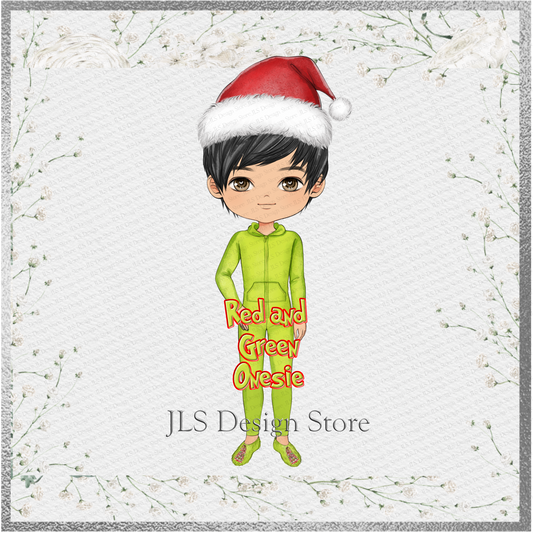 Red And Green Onesie