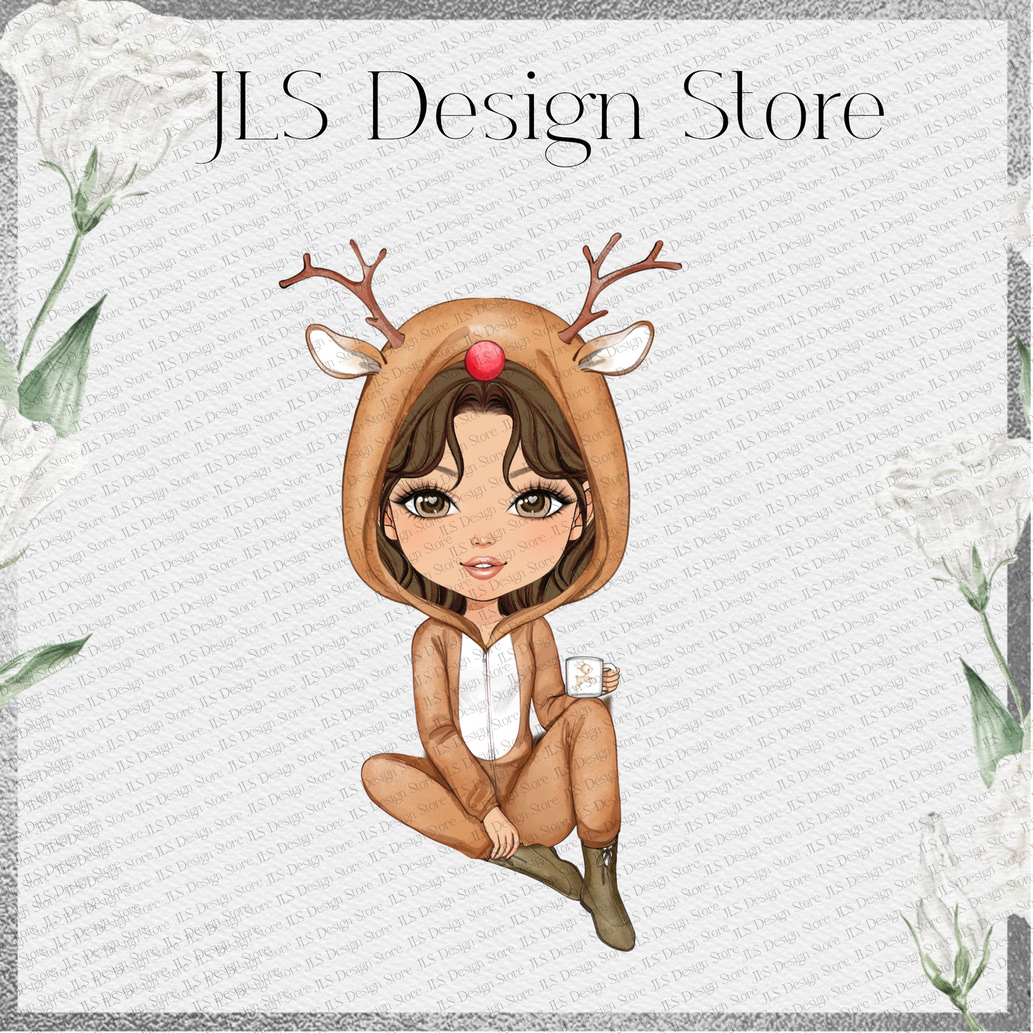 Eggnog Christmas Girl