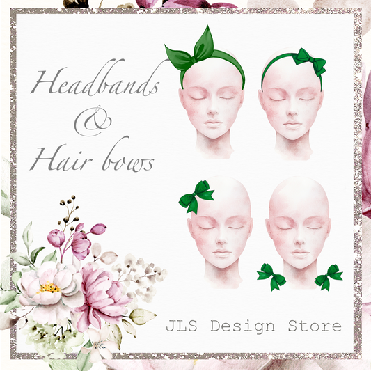 JLS GIRL 3 Green School Book Bags, Bows and Headbands add on