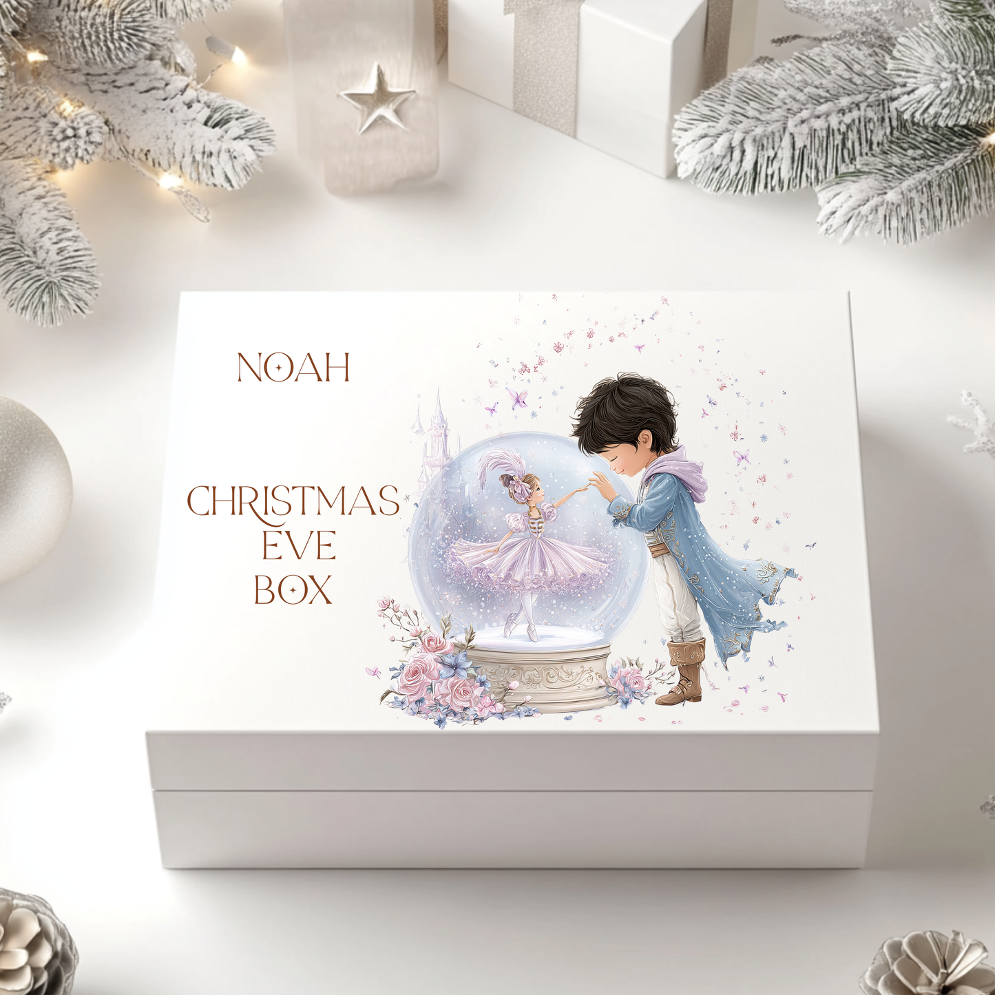Nutcracker Snowglobe and Little Boy and Personalised GIF EXCLUSIVE