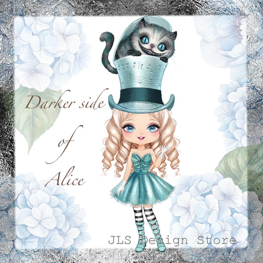 Alice with Cheshire Cat Hat