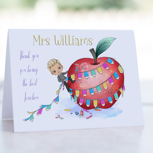 Apple for the Teacher Boy