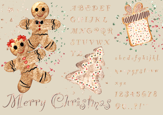 Gingerbread Clipart Set