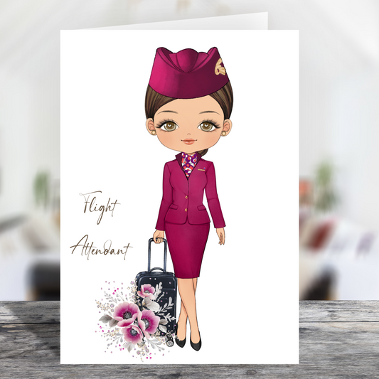 Quatar flight attendant