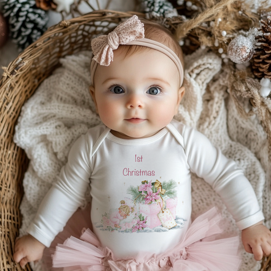 Baby Girls 1st Christmas and bonus GIF