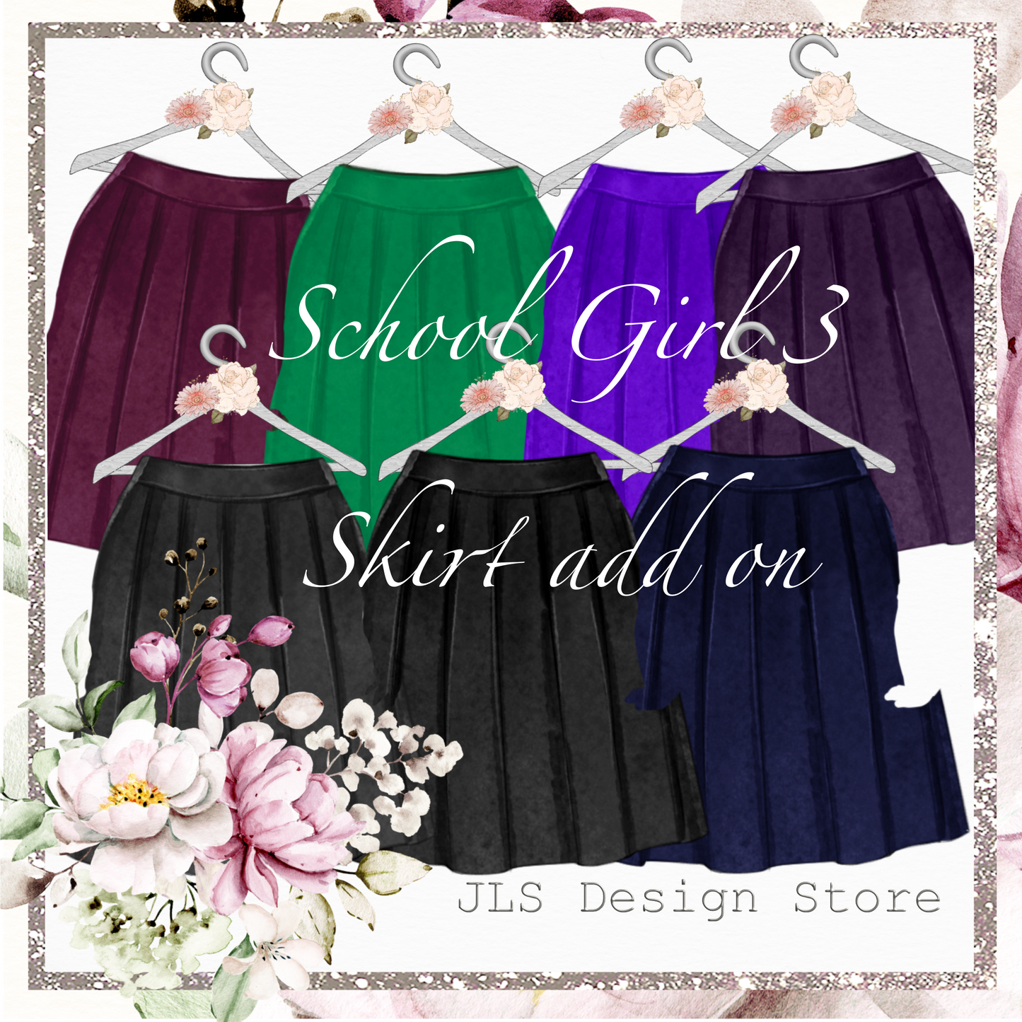 JLS GIRL 3 School Girl add on Skirts