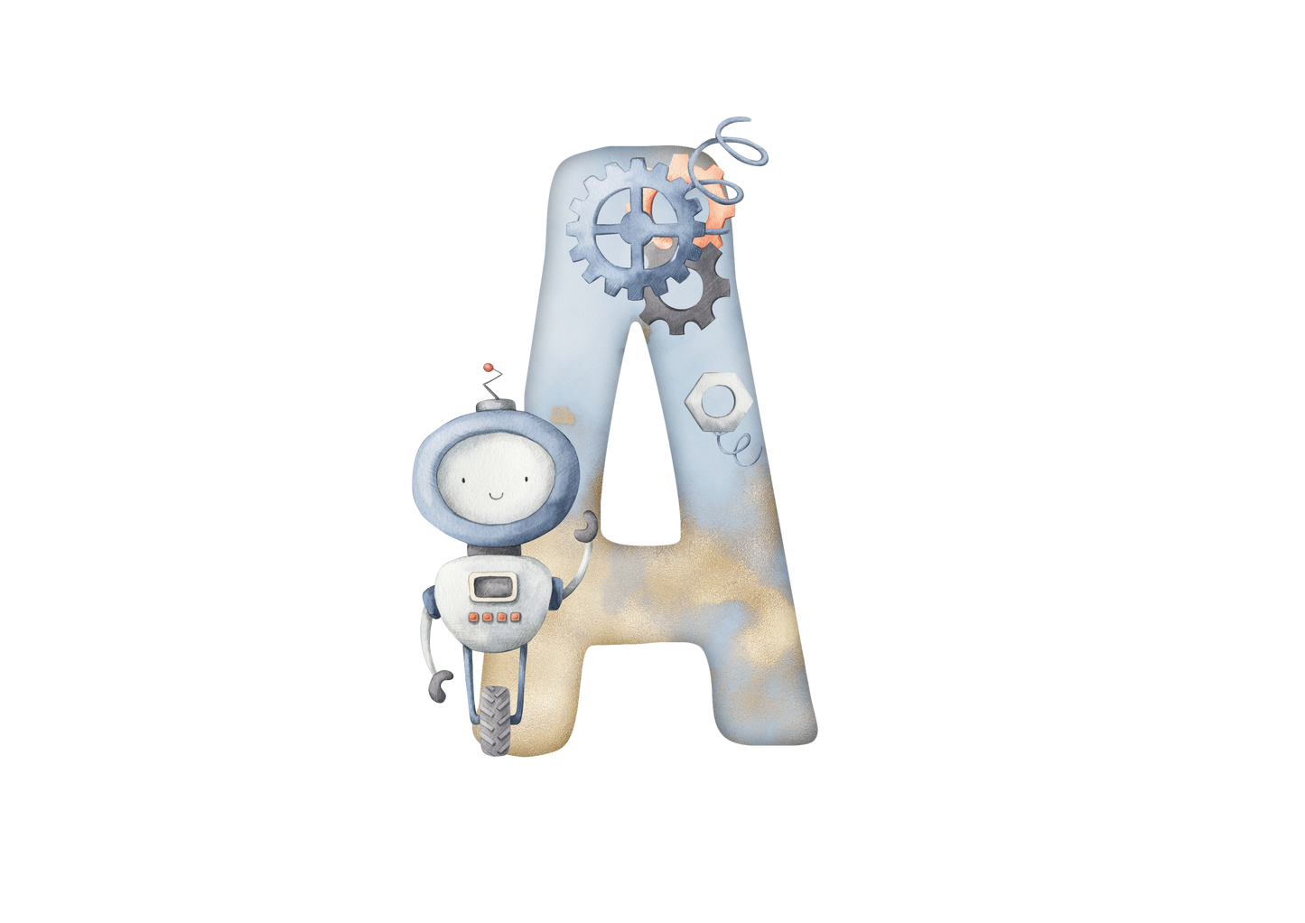 robot alphabet