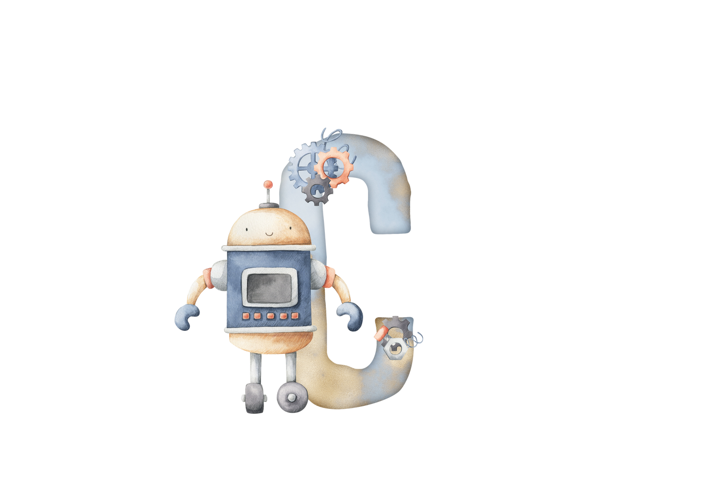 robot alphabet
