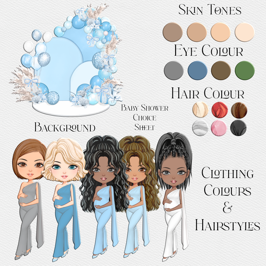 Baby Shower Blue Clipart