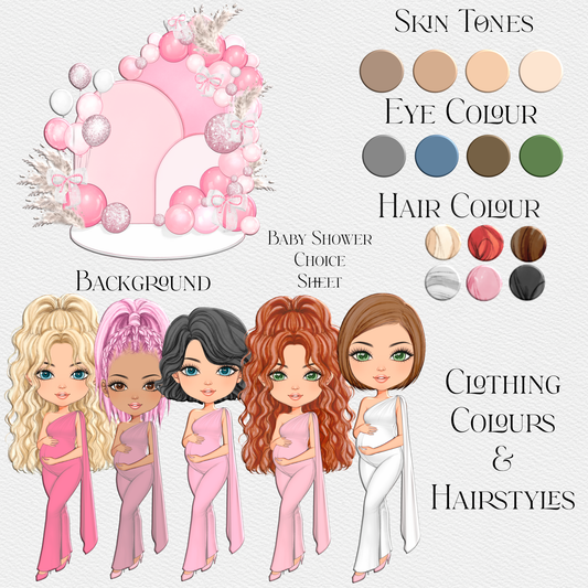 Baby Shower Pink Clipart