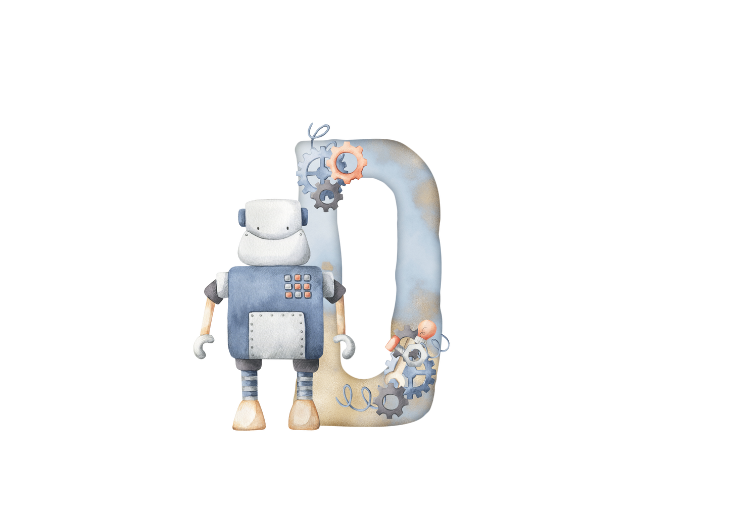 robot alphabet