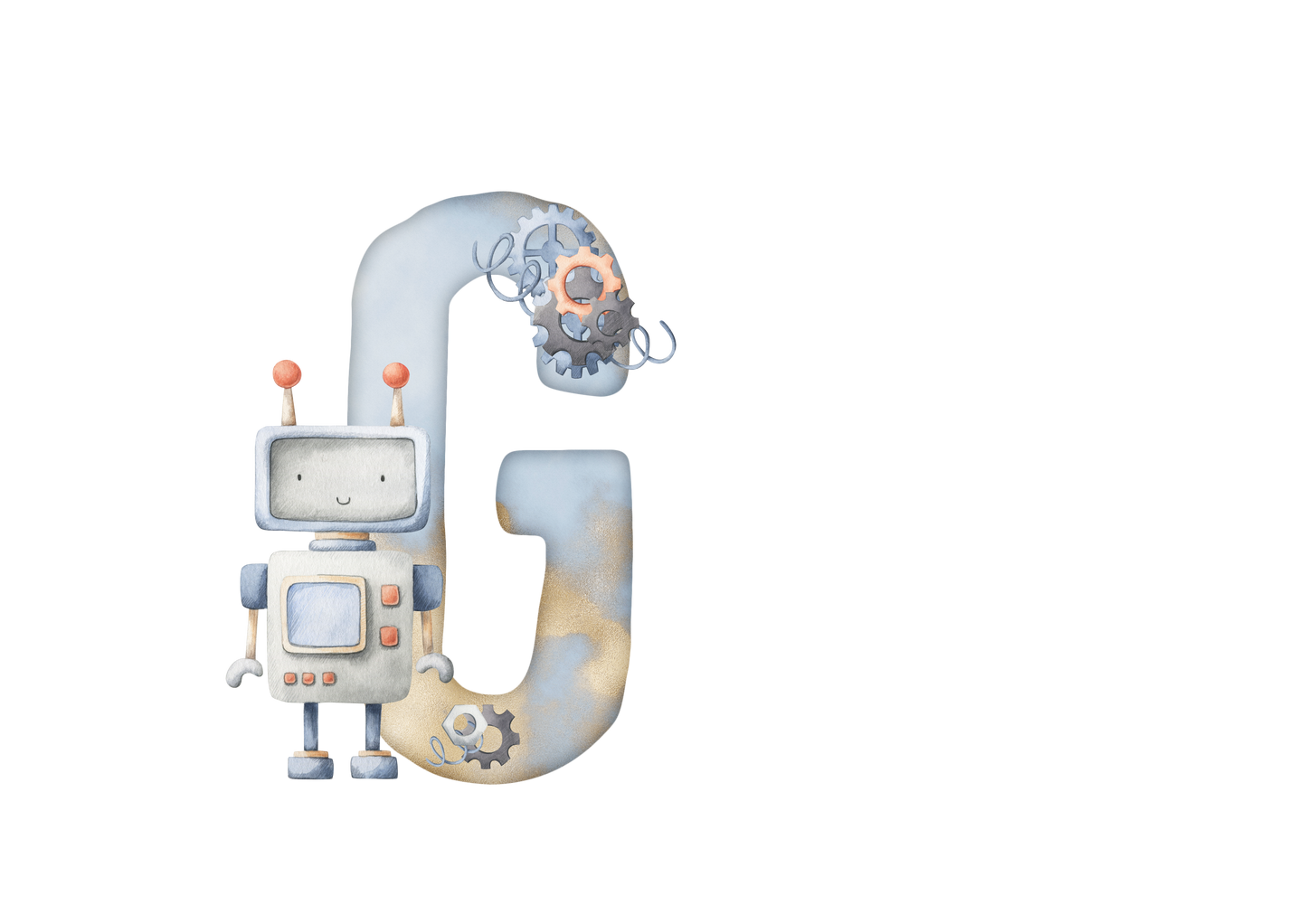 robot alphabet
