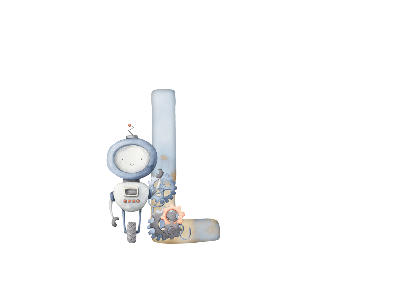 robot alphabet
