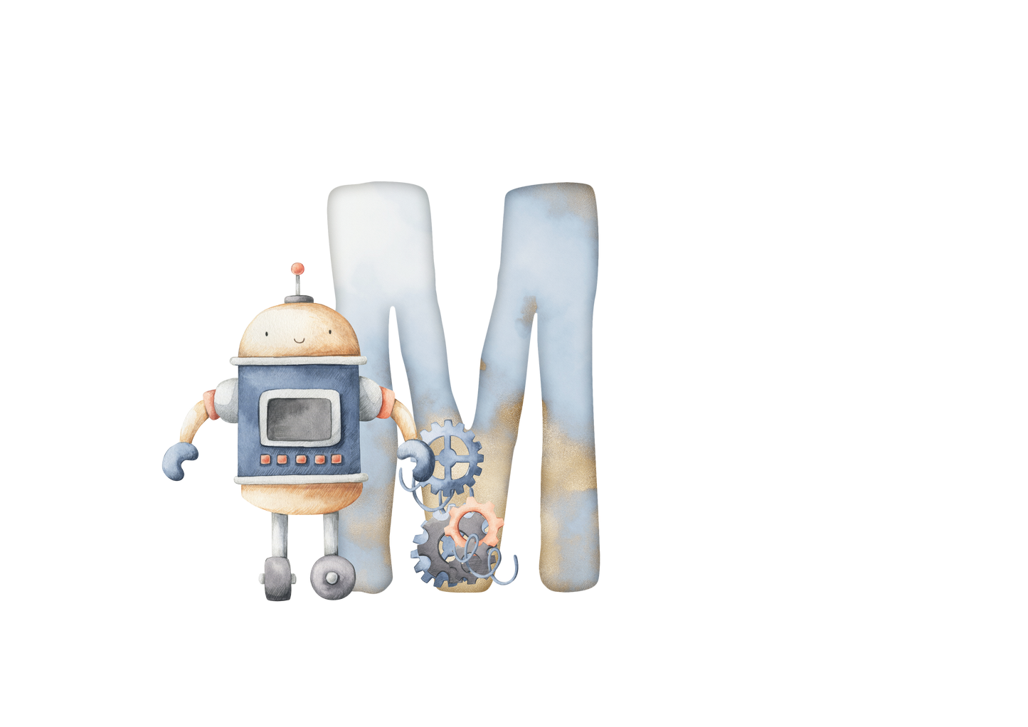 robot alphabet