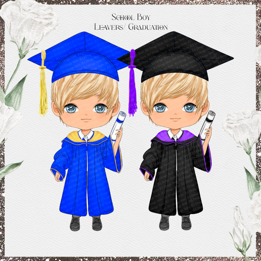 Young School Boy Leavers/Graduation