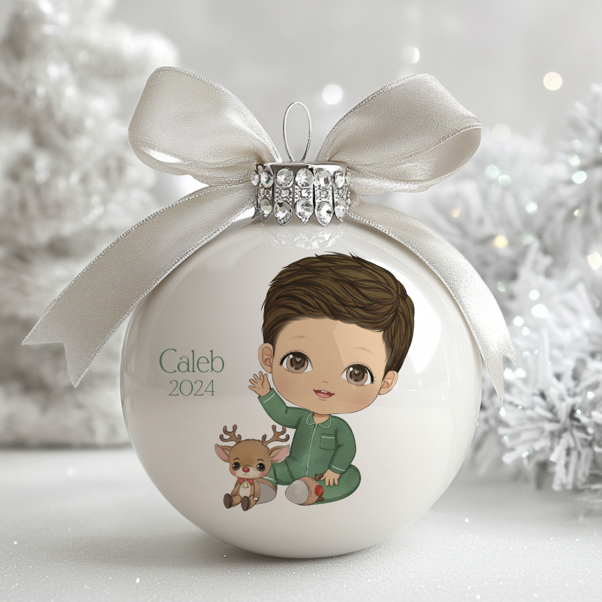 Snowberry Christmas Family Baby Boy