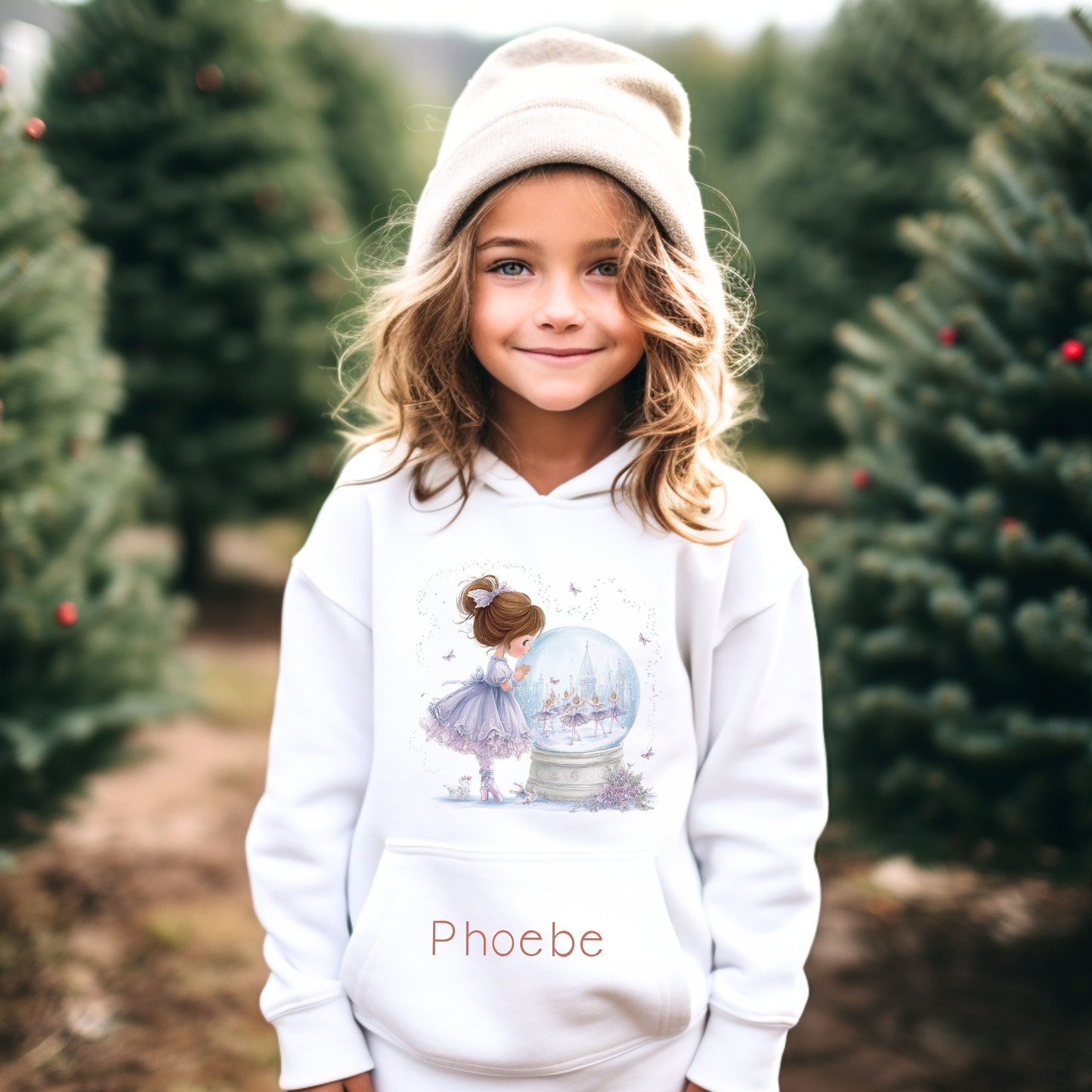 Nutcracker Snowglobe and Little Girl and Pesonalised GIF EXCLUSIVE