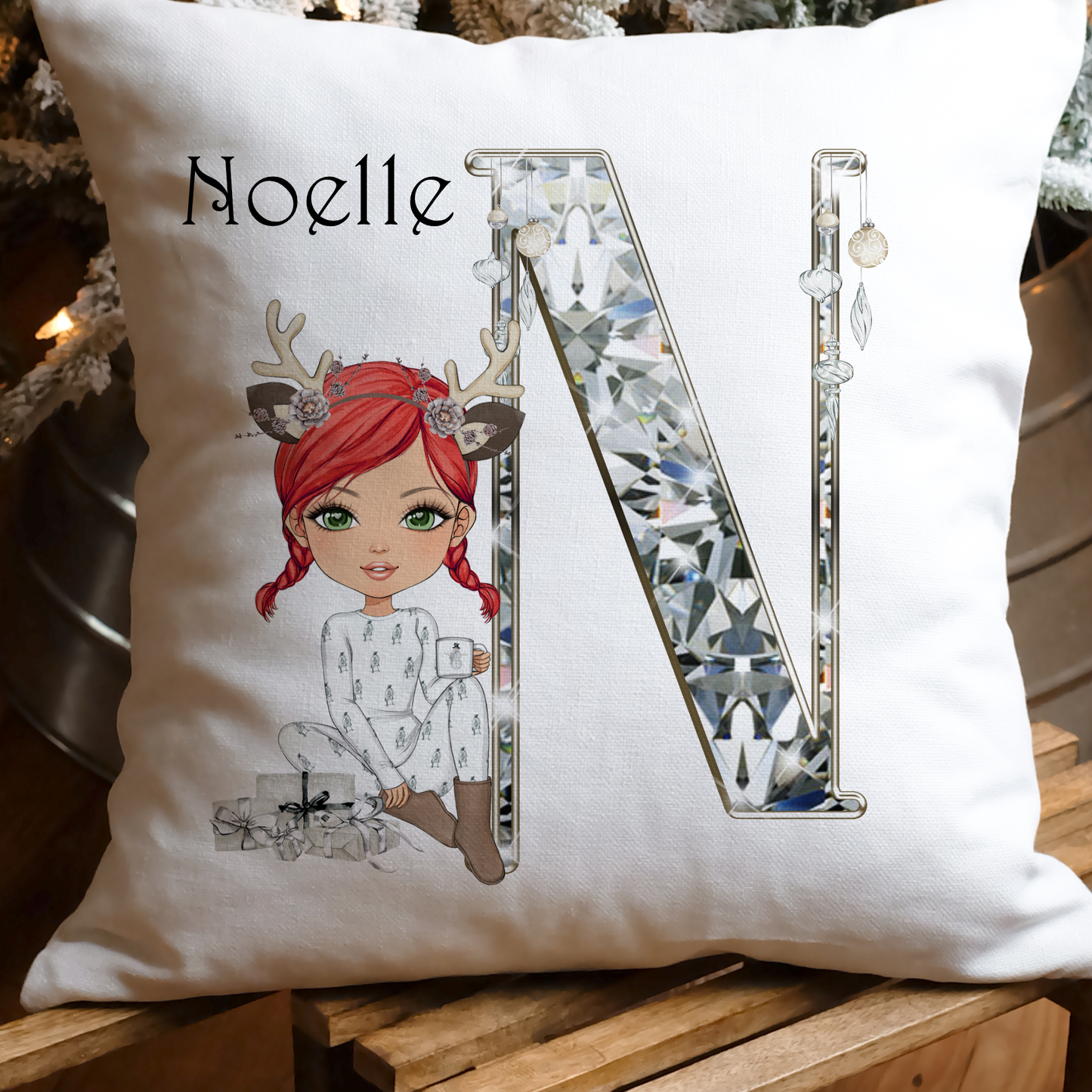 Noelle Christmas Alphabet Red