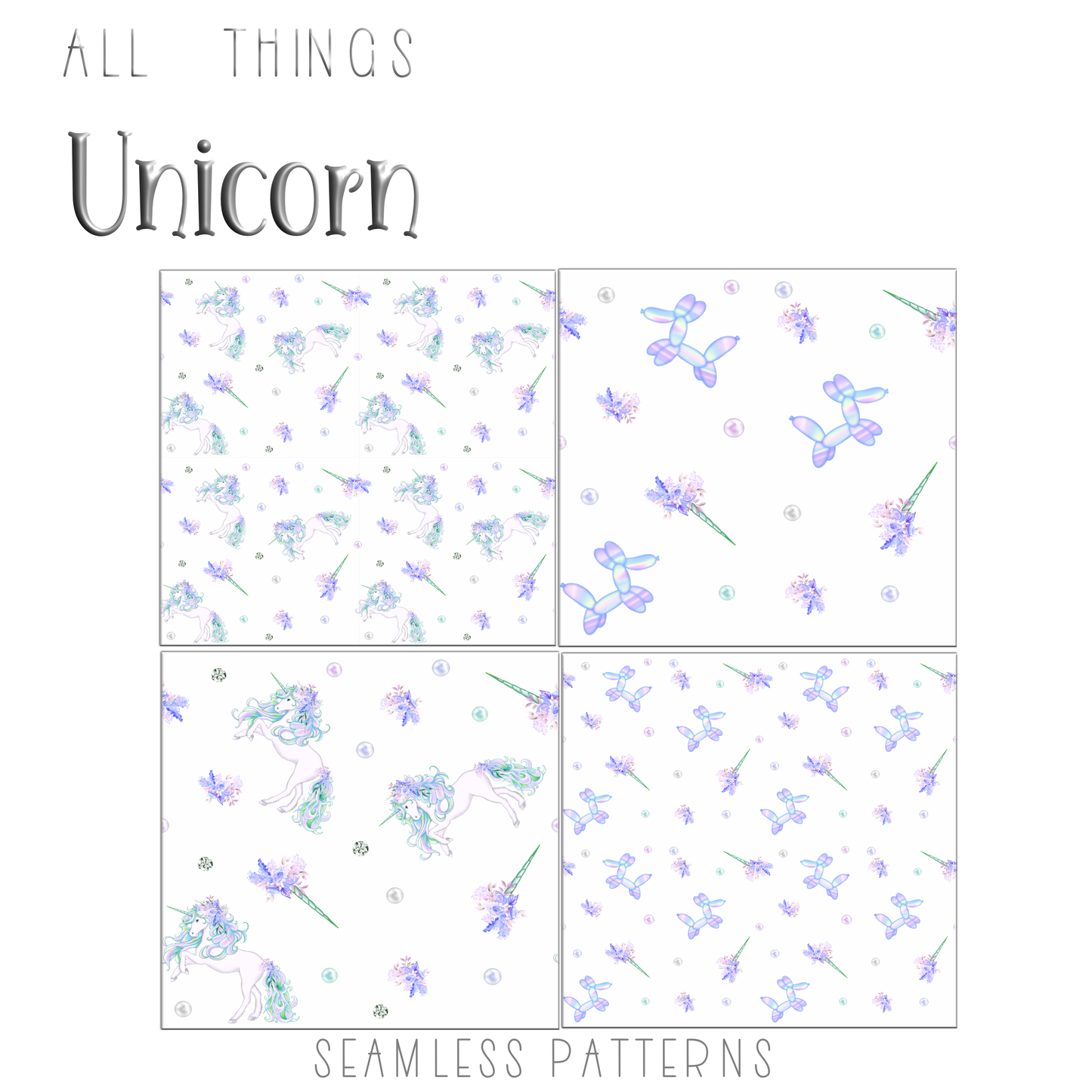 All things Unicorn Clipart Set