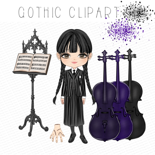Goth Clipart Set