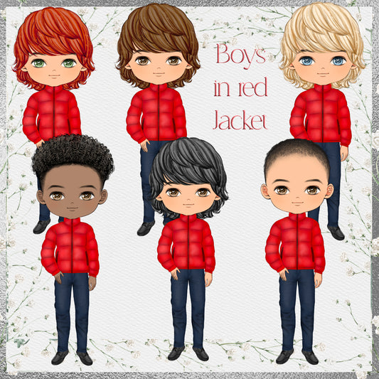 Boy In Red Jacket jls design store