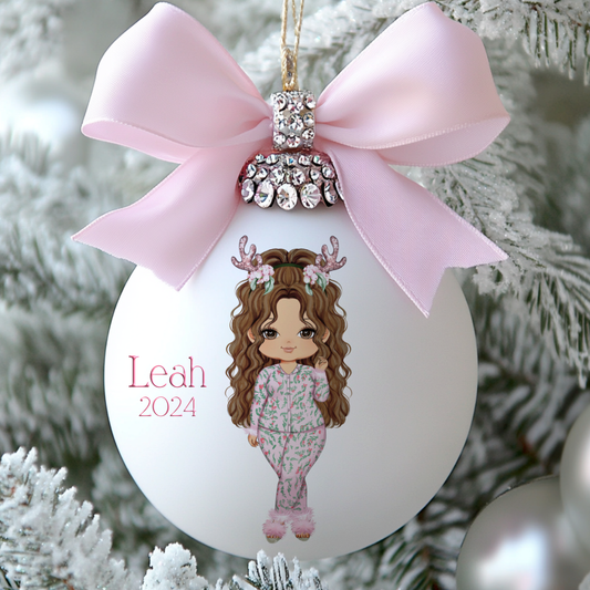 Snowberry Christmas Family Plus Size Girl