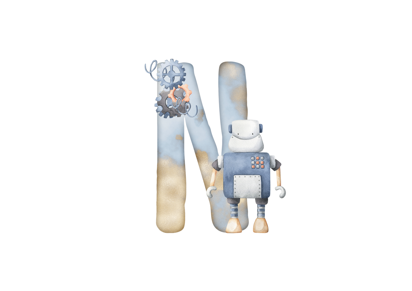 robot alphabet