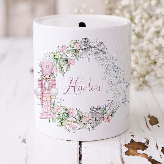 Snowberry Christmas Collection Nutcracker Wreath