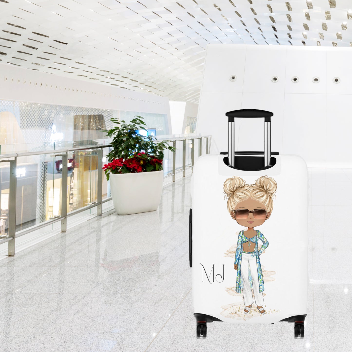 Suitcase Cover Mock up