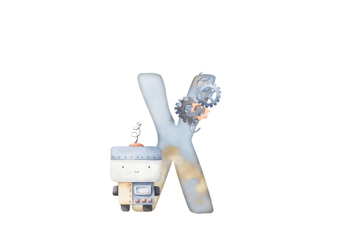 robot alphabet