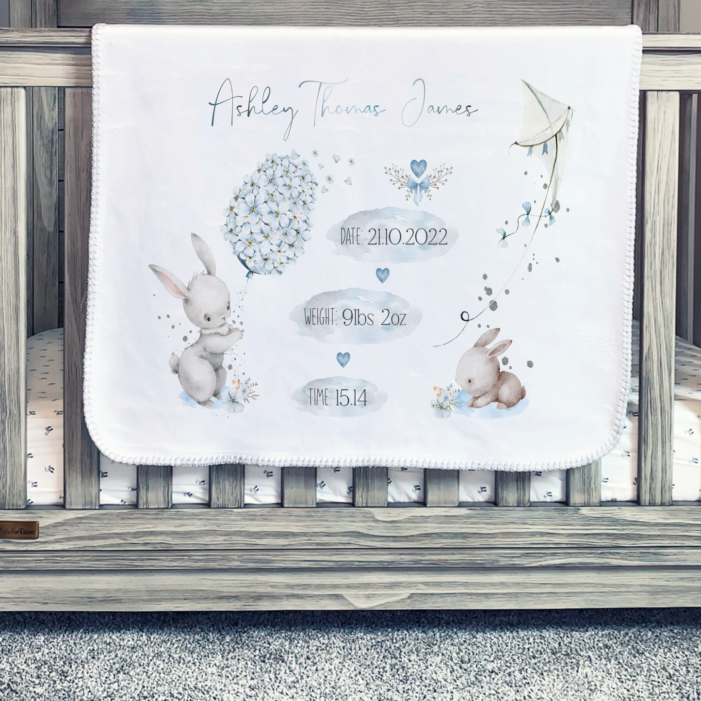 Bunny Baby Stat Blue