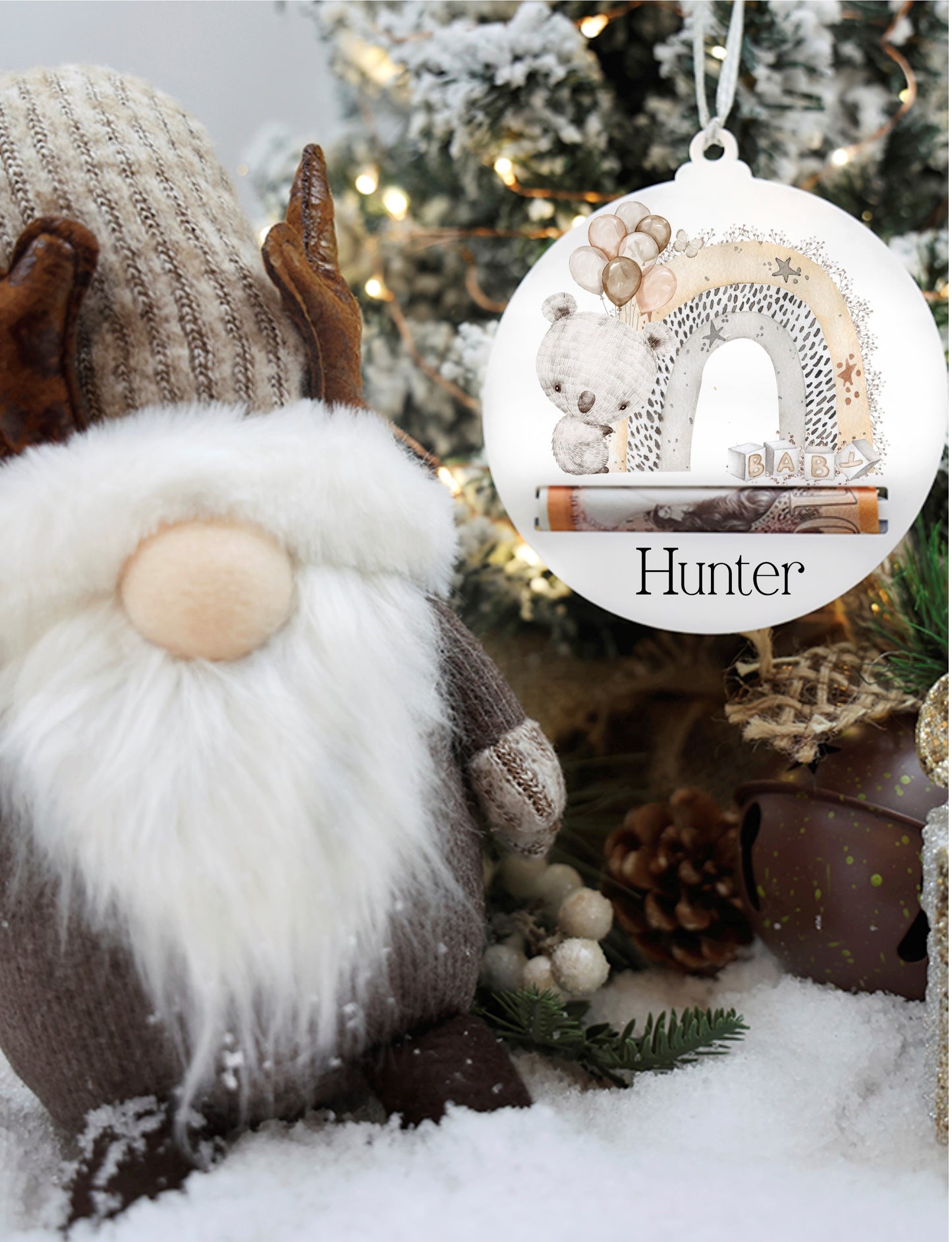 Christmas Gonk Money Holder Mockup