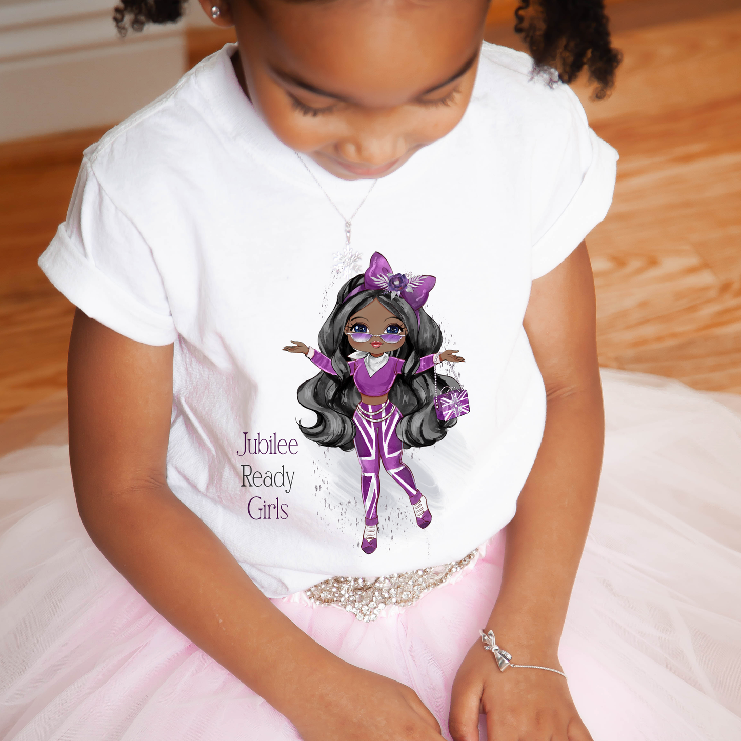 Coronation Ready Girls Purple