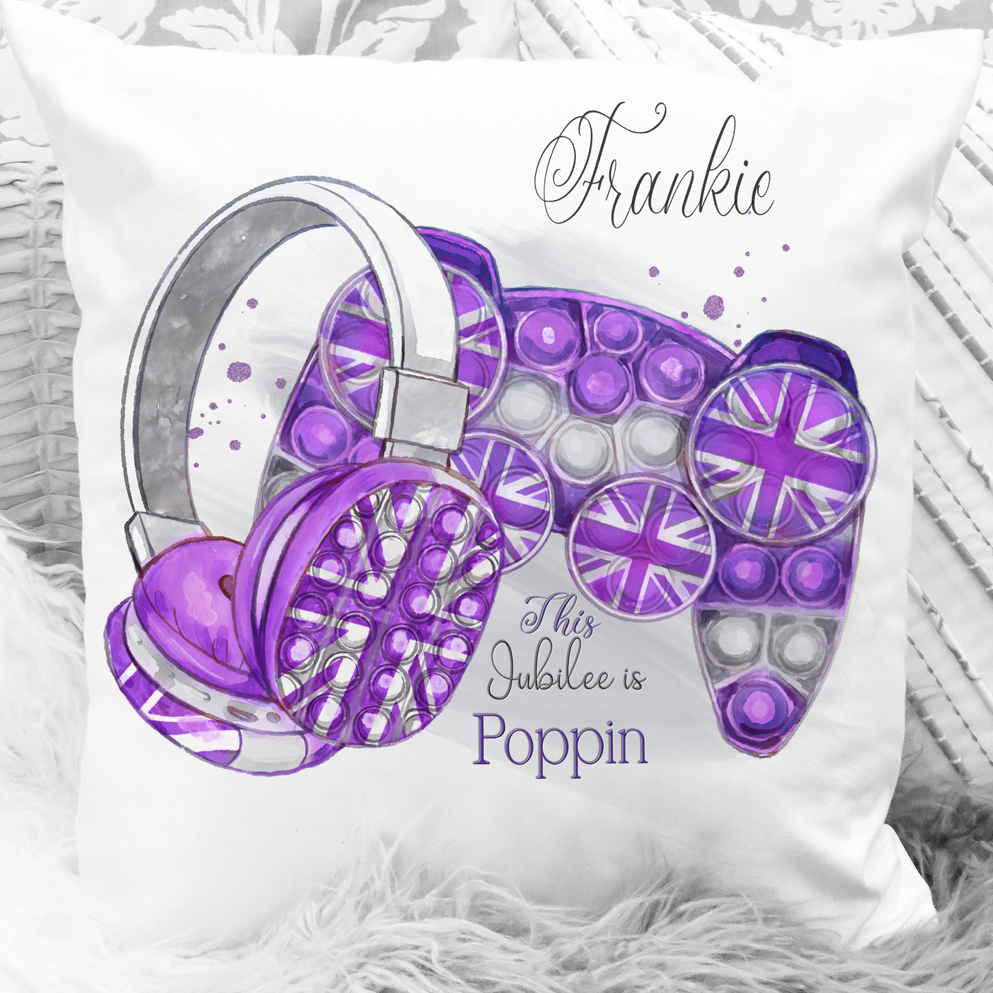 This coronation Is Poppin Purple