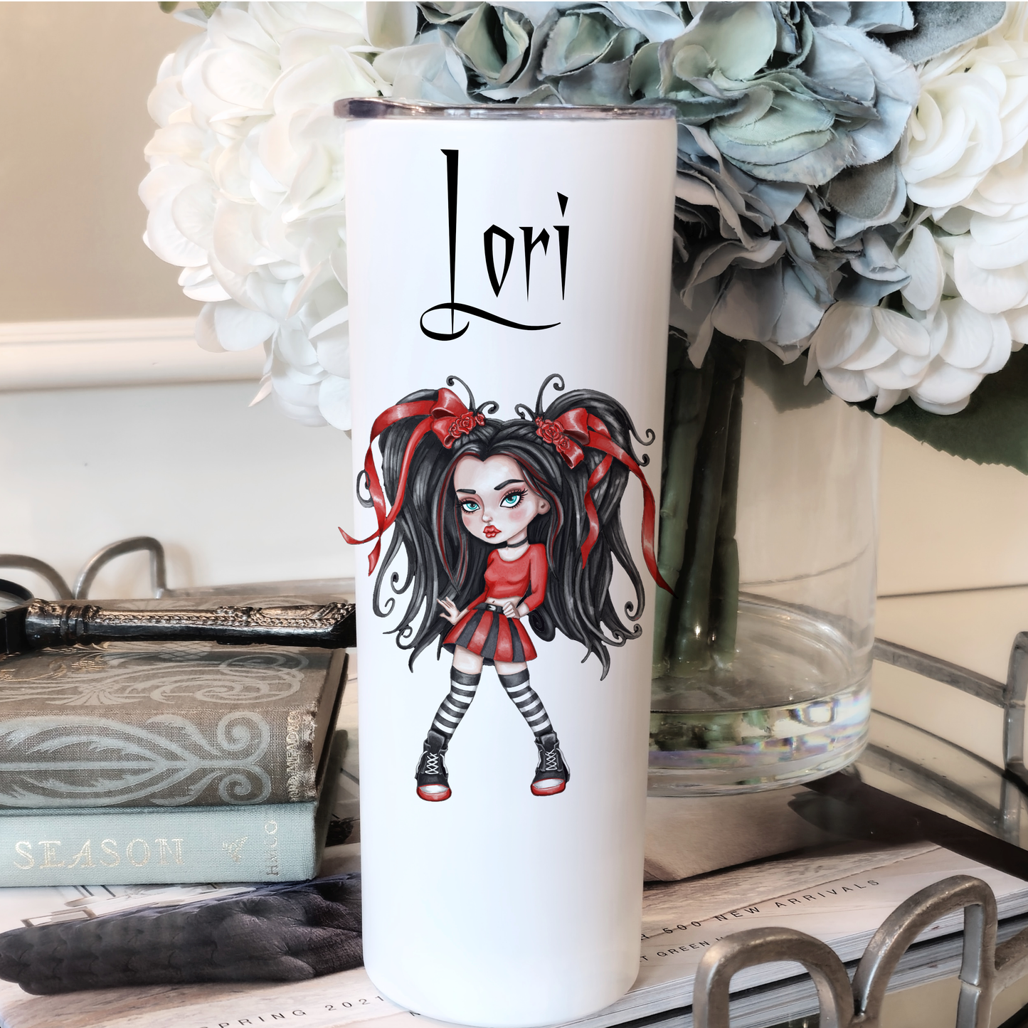 Goth Girl Tumbler Wrap