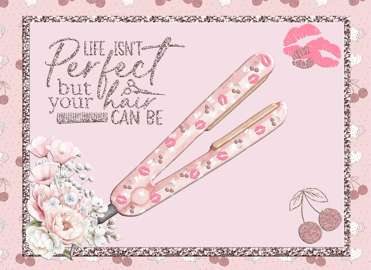 Hair Straightener Mat Design