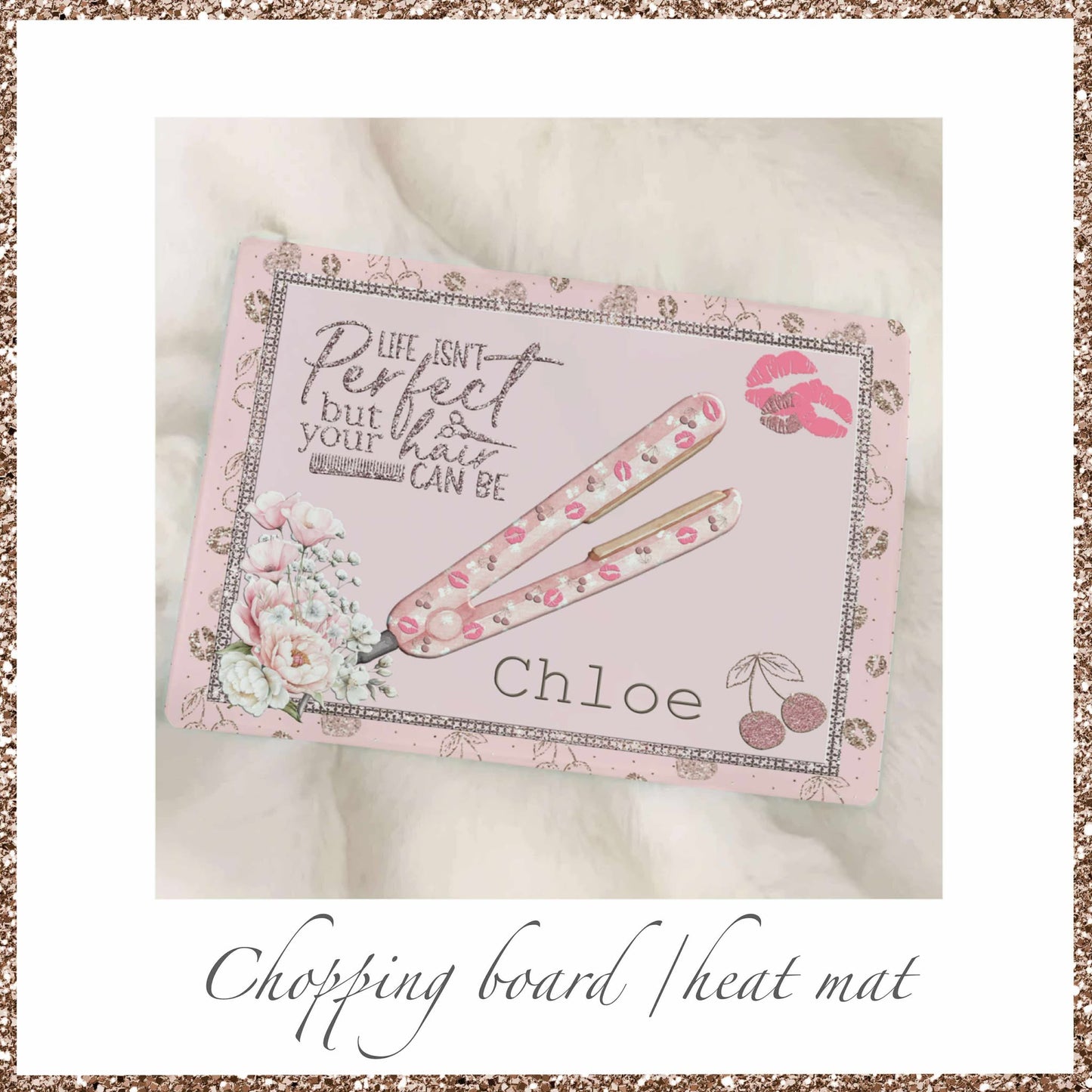 Hair Straightener Mat Design