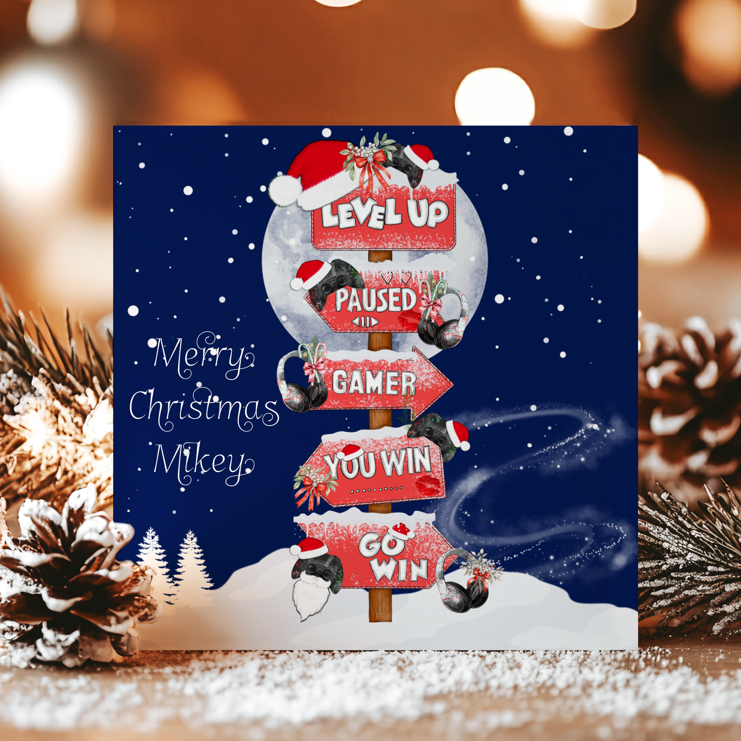 Christmas Gamer Sign plus GIF EXCLUSIVE