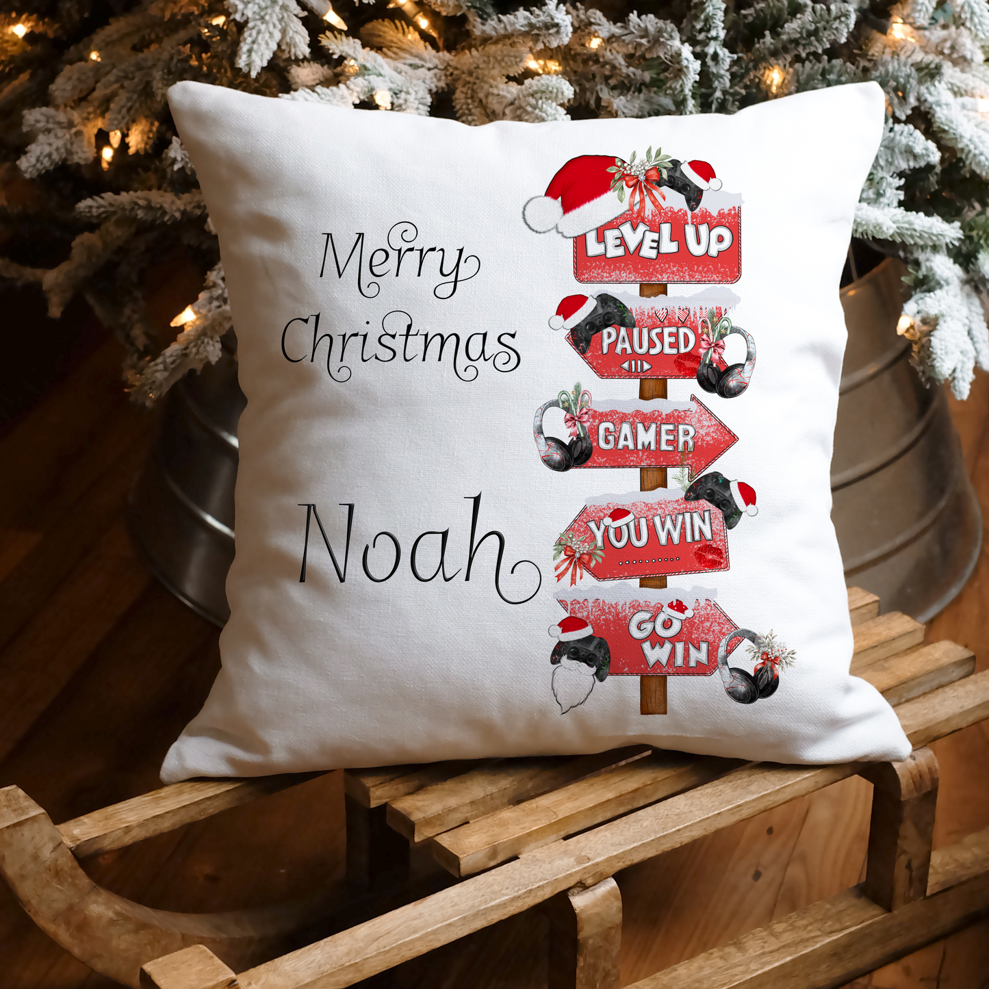 Christmas Gamer Sign plus GIF EXCLUSIVE