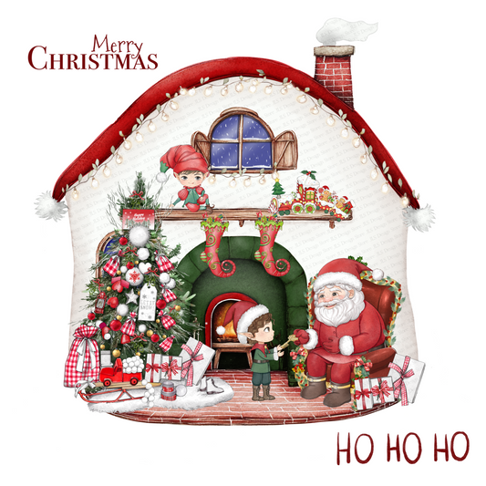 Santa In His House