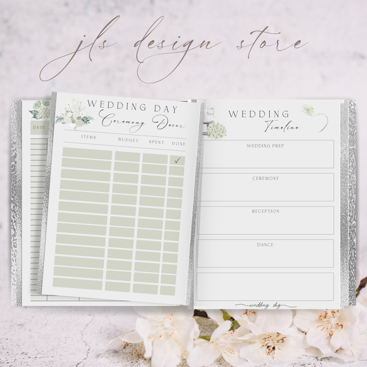 Editable Wedding Planner Pages Print version