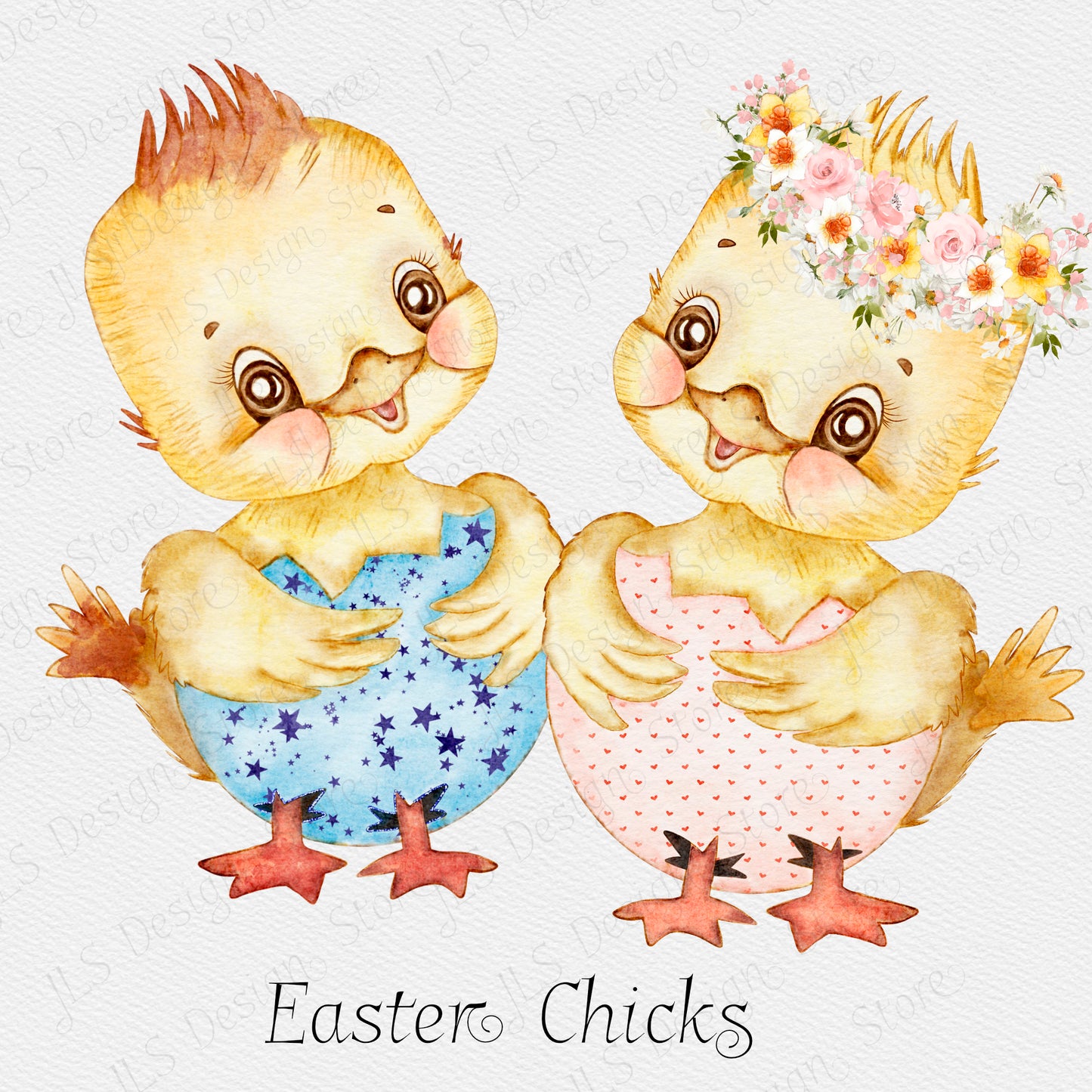 Easter Chicks Clipart