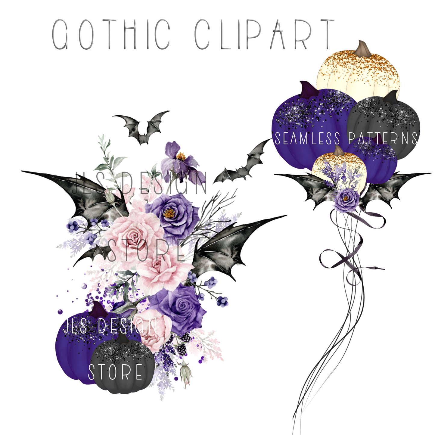Goth Clipart Set