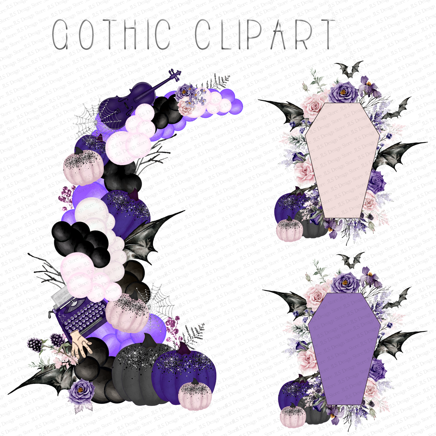 Goth Clipart Set