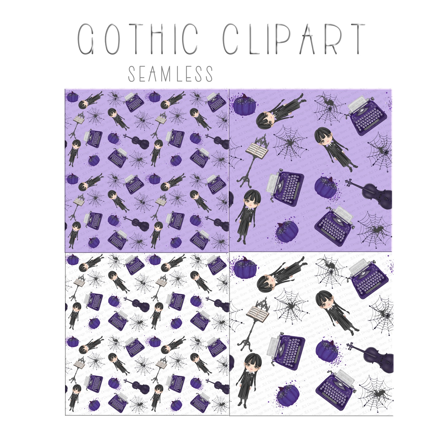 Goth Clipart Set