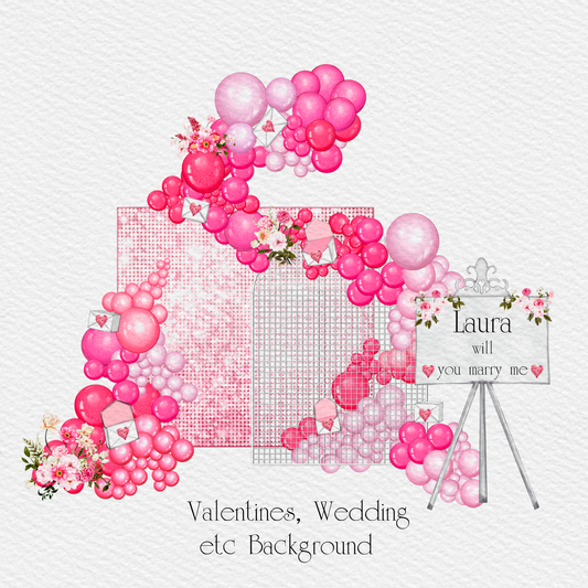 Balloon Background  Clipart