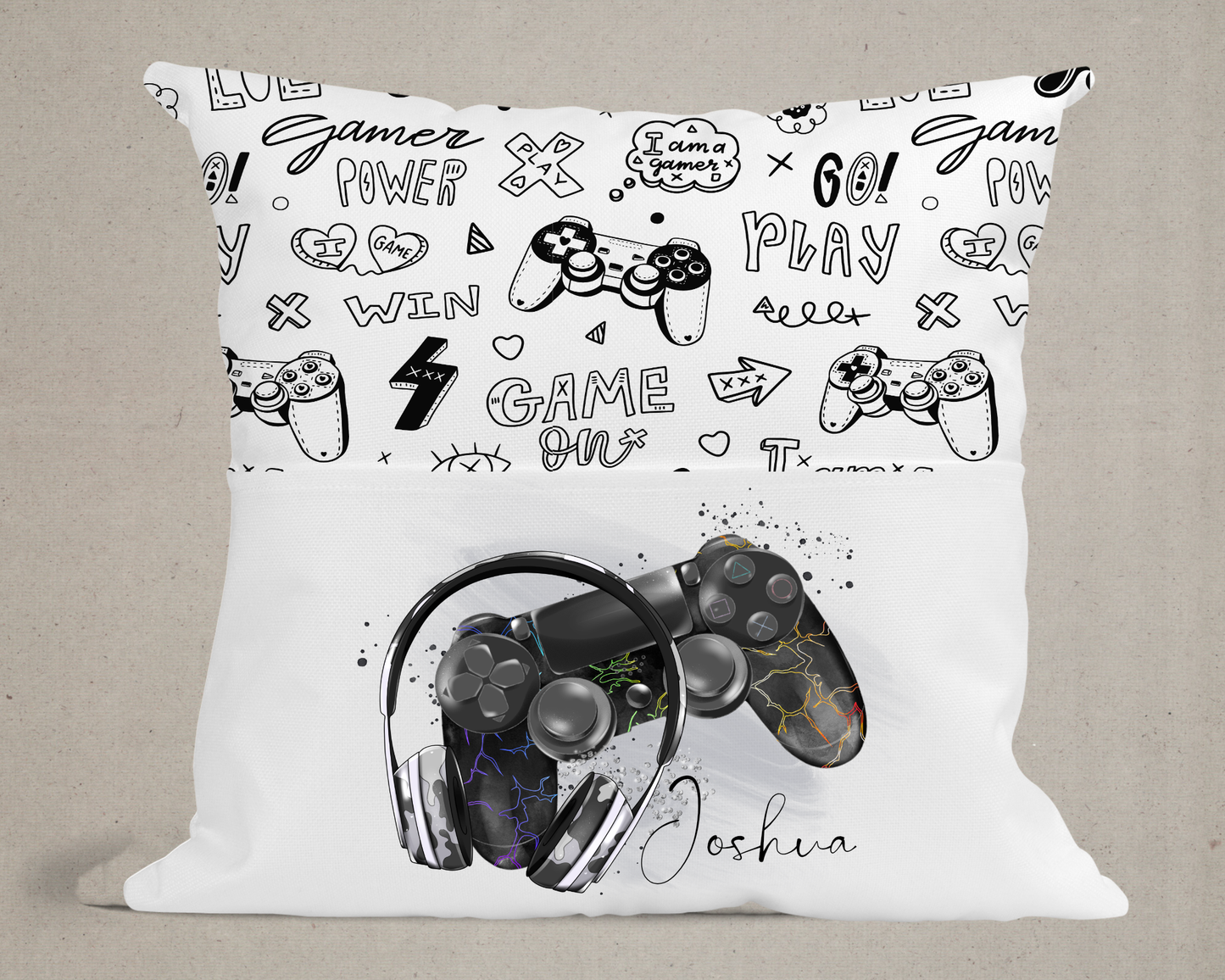 PS4 Inspired Gaming Pocket Cushion