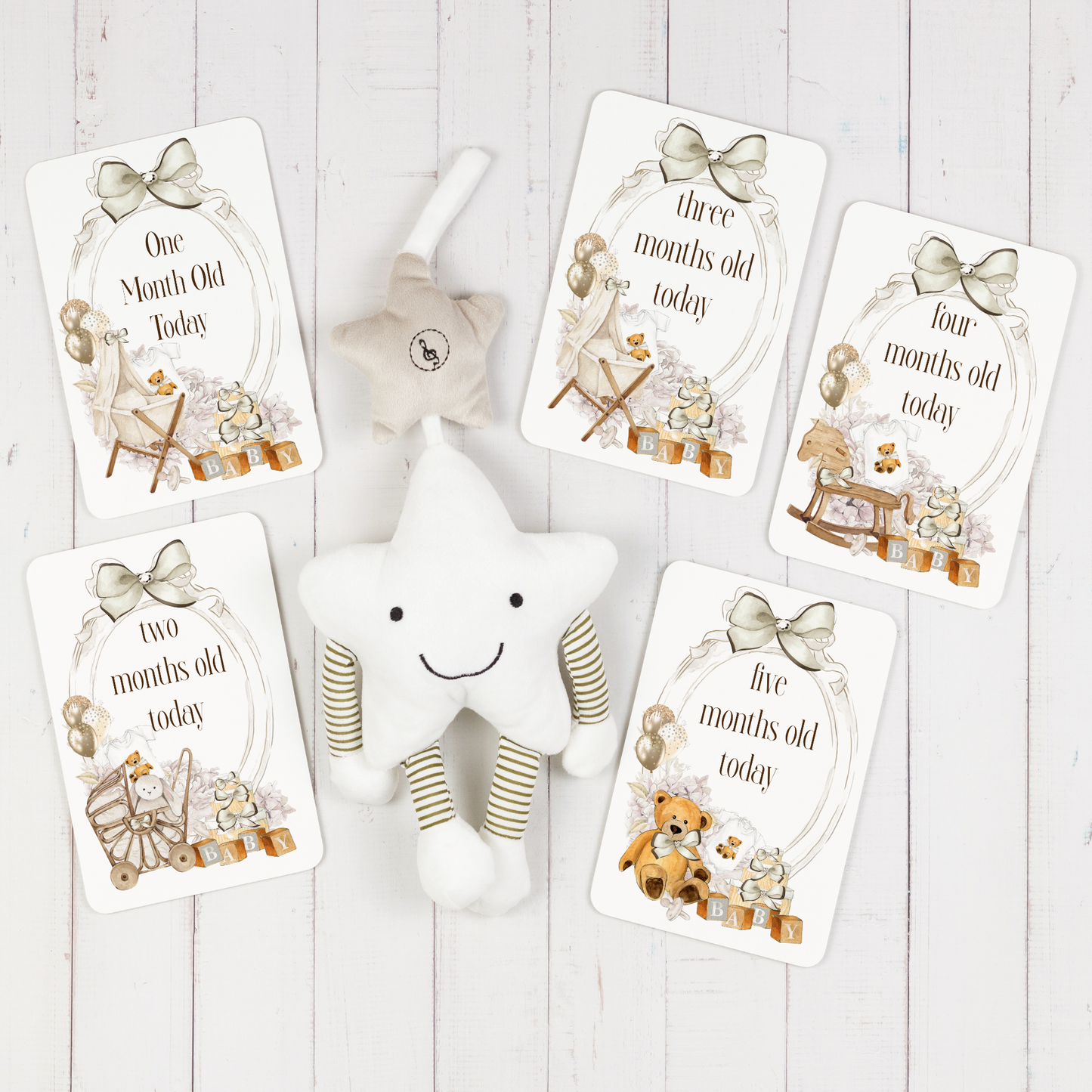 Baby Milestone Cards